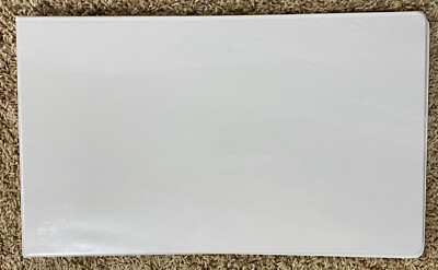 Ledger-Size Round Ring Binder With Label Holder, 1'' Capacity, White (EACH)