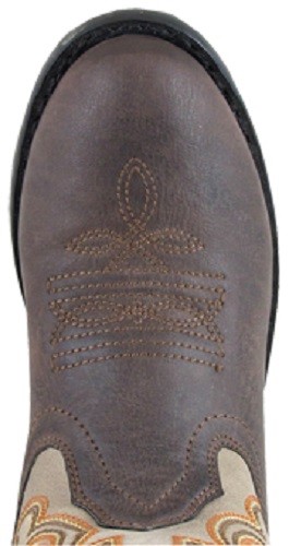 Stivali Western Per Bambini Smoky Mountain Boots – Modello Monterey, Pelle Artificiale, Comodi E Resistenti