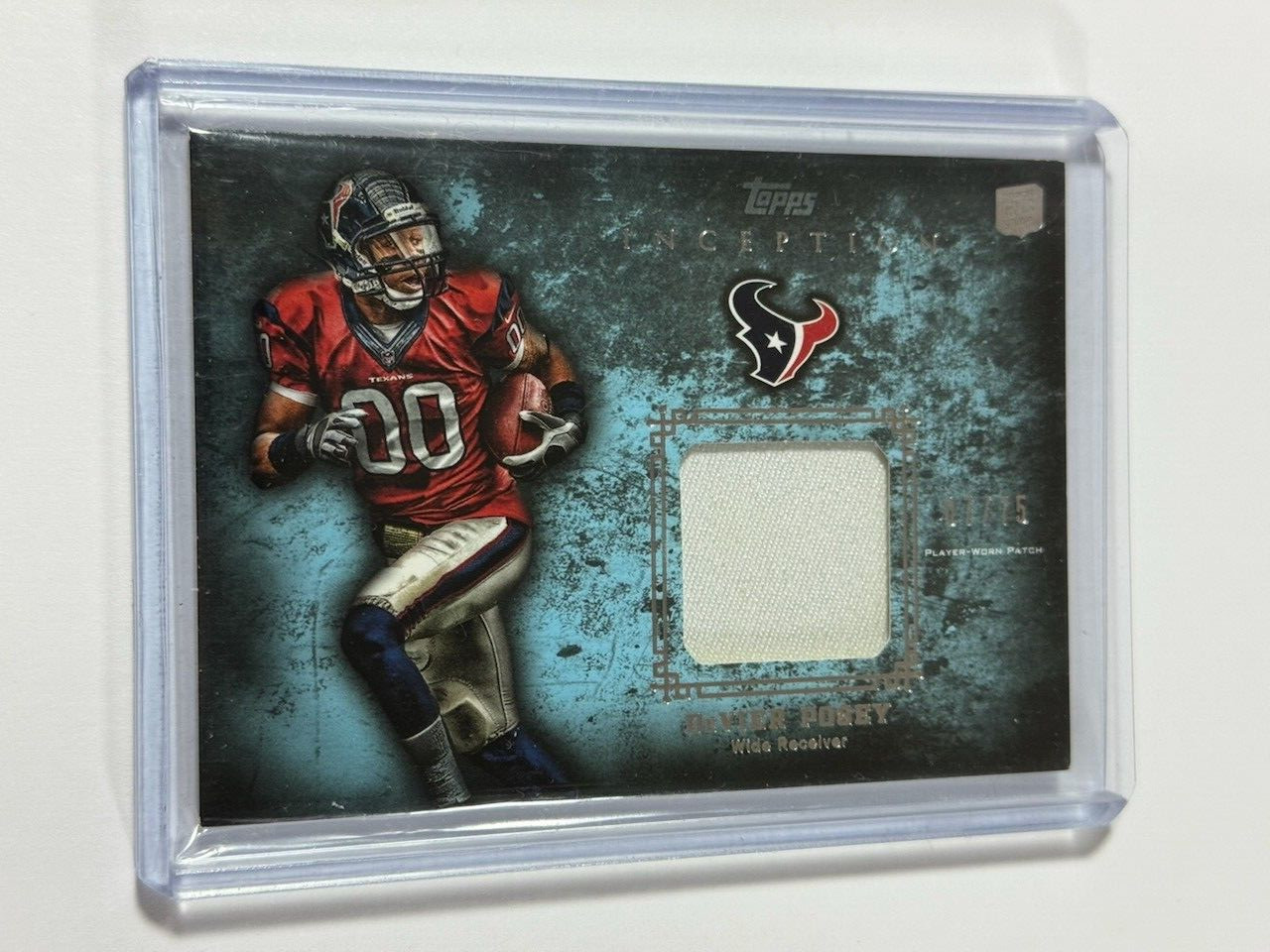 2012 Topps Inception Relics Blue /75 DeVier Posey #RP-DP Rookie Patch RC