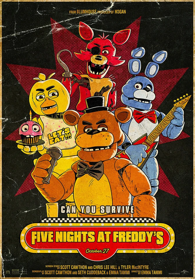 POSTER PRINT Poster poster Five Nights at Freddy's fnaf #296