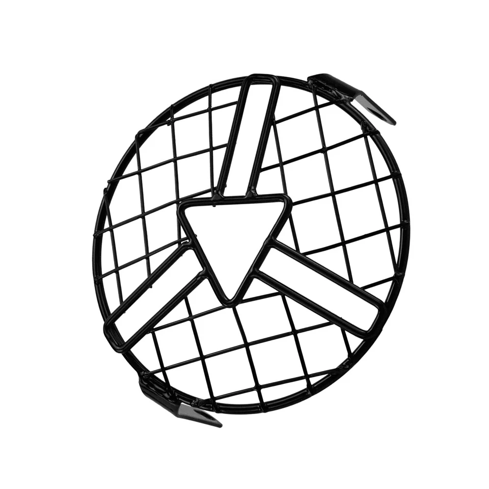 Protector universal para faros de motocicleta de 6,5" malla metálica rejilla máscara protectora cubierta Foto 4 de 4