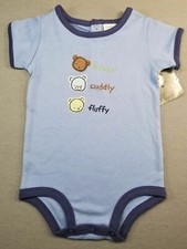 Baby New Vintage Carter's 3-6 Month Fuzzy,Cuddly,Fluffy All About Bear Bodysuit