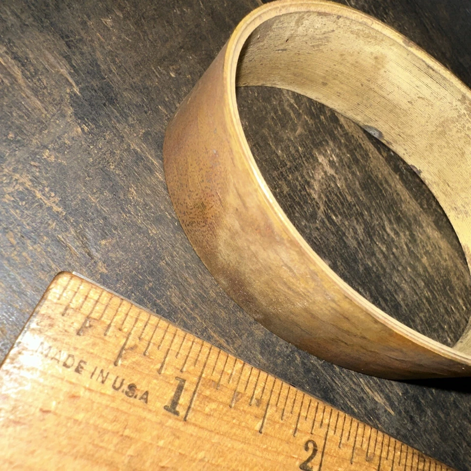 Print Block “ Border “ Oval Shape, Brass. - Image 2 of 4