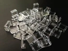 LOT 50 BRAND NEW LEGO 1x1x2 1x2 CLEAR TRANS TRANSPARENT WINDOW WALL 87552
