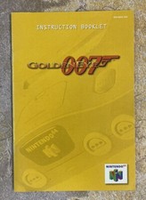 GoldenEye 007 Manual - Nintendo 64 N64  SEE DESC 