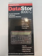 Vintage SelecTronics DataStor 8000c Calculator in original box ANTIQUE