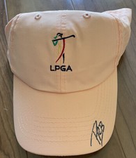 Pauline Roussin-Bouchard signed LPGA Golf Hat With Proof Pauline Roussin-Bouchard signed LPGA Golf Hat With Proof