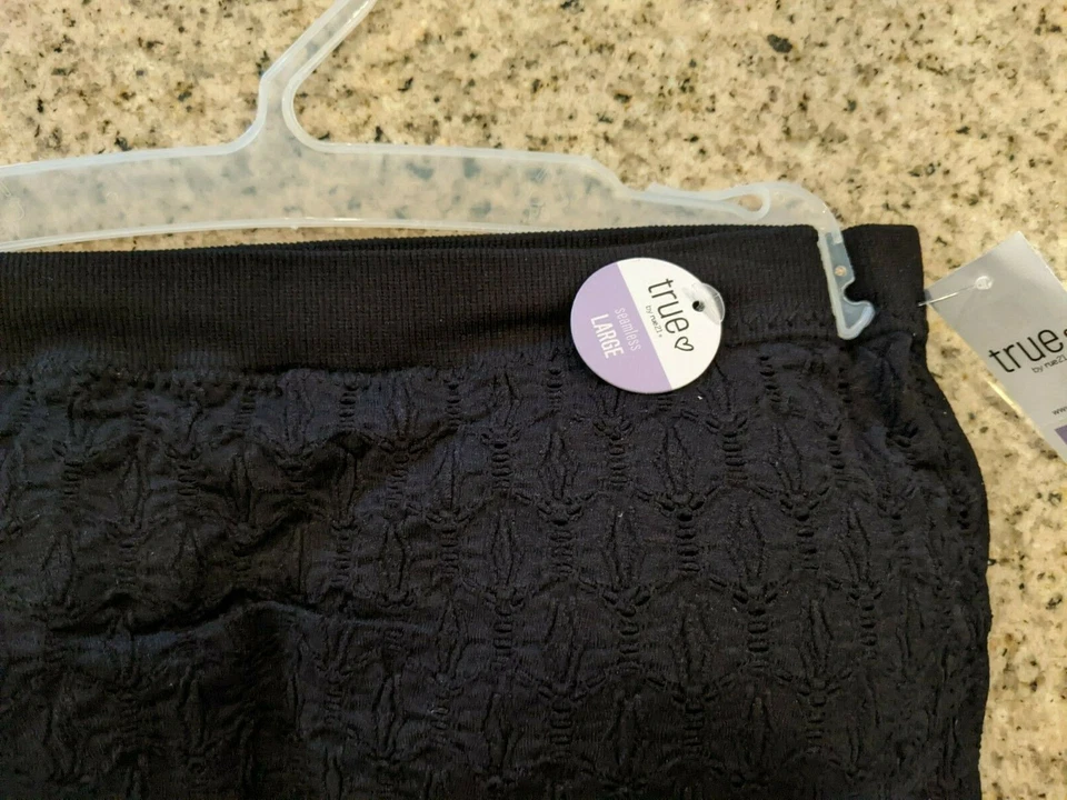 Bralette Bungee Bandeau Rue21 Negro Sin Costuras Sin Tirantes L (36B 36C) Foto 2 de 4