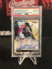 2020 Bowmans Best Garrett Mitchell Best Of 2020 Auto PSA 10 #B20-GM Brewers