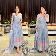 Party Salwar Kameez Pakistani Bollywood New Wedding Indian Designer Dress GOWN