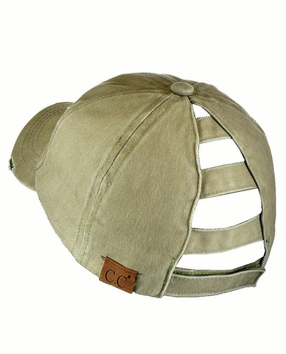 Gorra de béisbol C.C. Escalera ajustable cola de caballo en dificultades lavada cola de caballo - Imagen 31 de 54