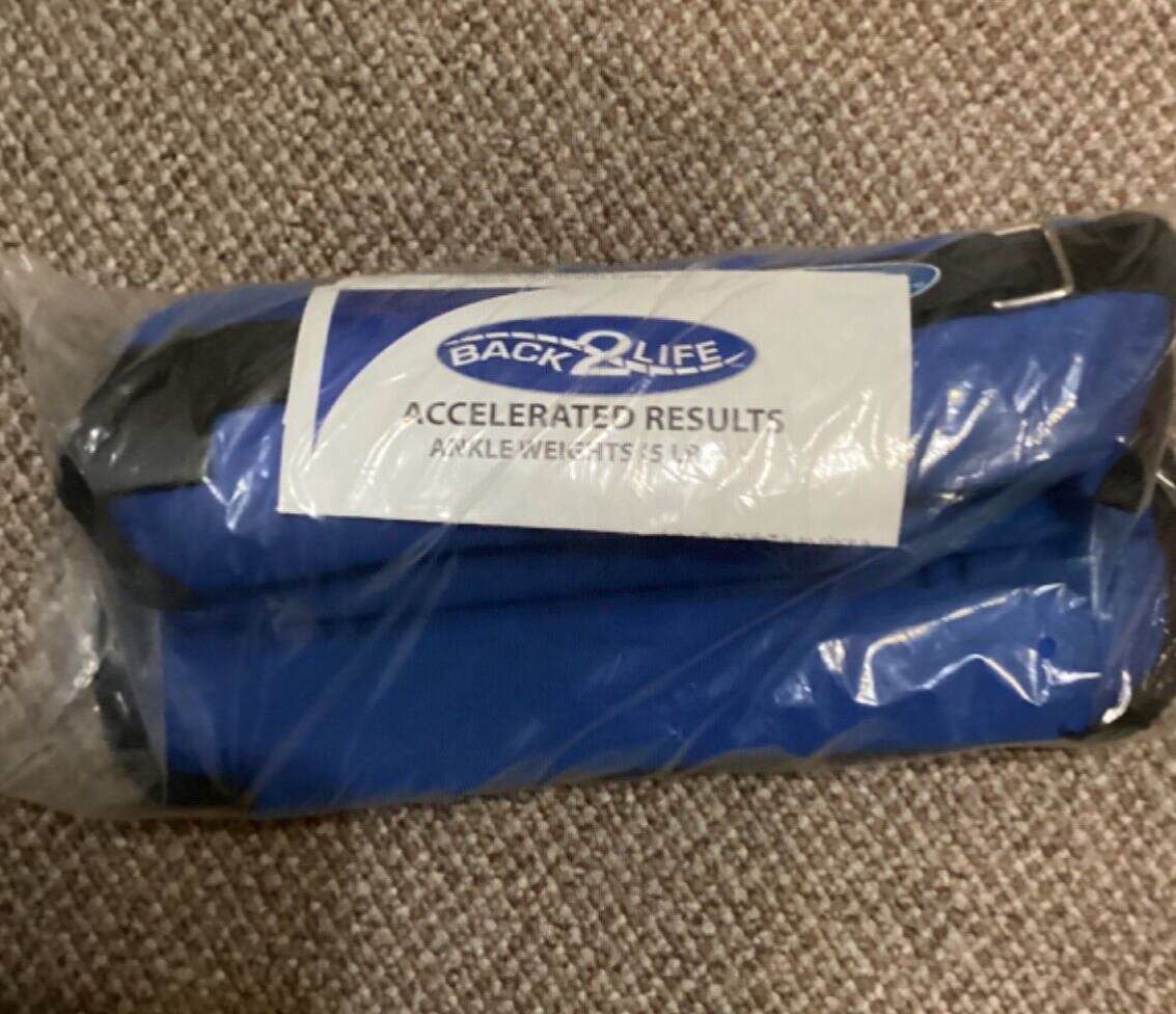 Back 2 Life Accelerated Results Ankle Weights (5 Lb Set)- New