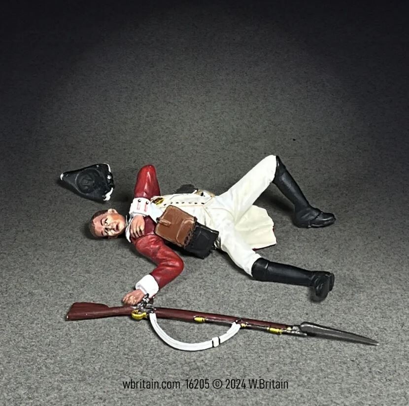 William Britain 16205 British 43rd Regiment of Foot Casualty 1780