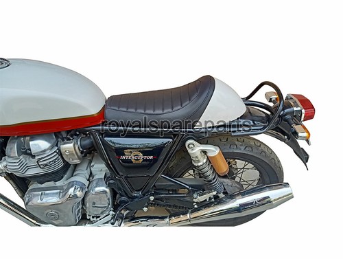 Adapté Pour Royal Enfield Gt & Intercepteur 650 Touring Simple Siège & Blanc Col - Photo 7/7