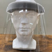 Single or Multiple use Disposable Face Shields Foam Forehead deluxe 11" X 8" USA