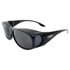 Global Vision Eyewear Avant-Gard Series Gloss Matte Black Frames & Smoke Lens