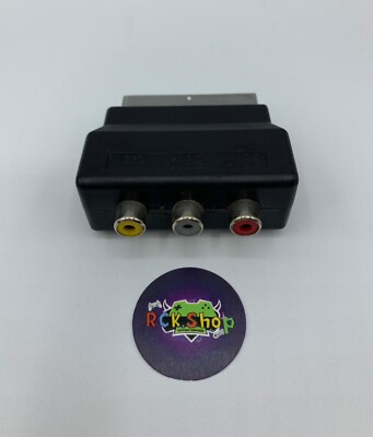 Euro TV Scart Adapter - Playstation 1/2/3 - XBOX - Nintendo SNES/N64/Gamecube
