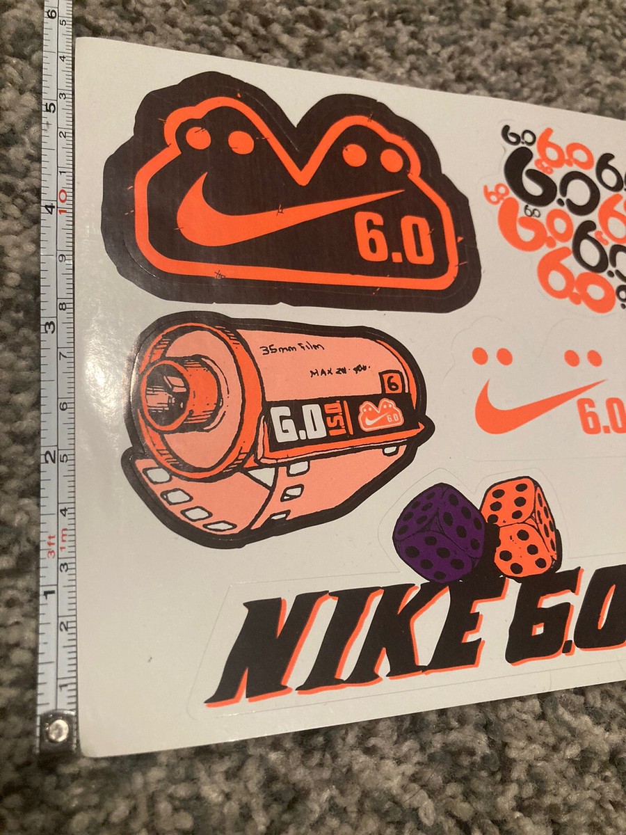 Rare Vintage Nike 6.0 Stickers | eBay