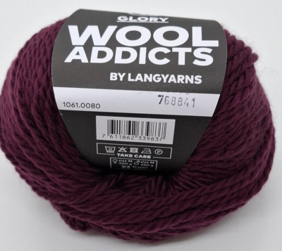(179  /kg):  50 g LangYarns Wooladdicts GLORY, locker und weich Fb. 080  #7334