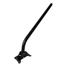 Antena/mástil de plato Skywalker 38" J Pipe (1,66" D.) Negro