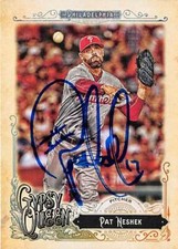 Pat Neshek autographed baseball card (Phillies) 2017 Topps Gypsy Queen #251