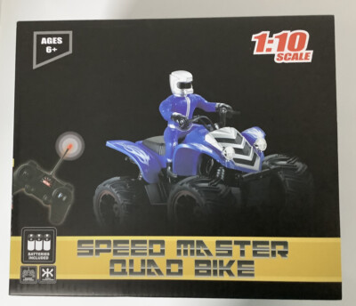 Think Gizmos Brand New Remote Control Speed Master Quad Bike TG635   1:10 Scale