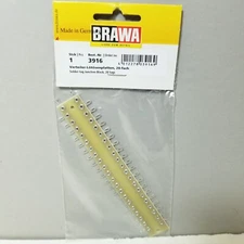 Brawa Modellspielwaren Part # 186-3916 Soldering Plates -- 20-Terminal Strip