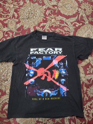 Vintage Fear Factory Soul Of A New Machine Shirt Size Large Ebay