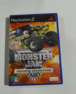 MONSTER JAM MAXIMUM DESTRUCTION - PS2 PLAYSTATION 2 COMPLETE 