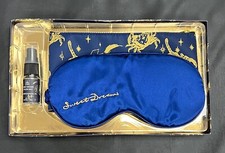 Silk Eye Sleep Mask Bundle Travel Pouch Case And Calming 1 ml Spray Pillow Mist