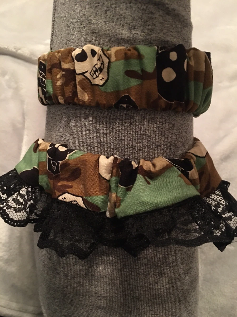 Camo top garter set