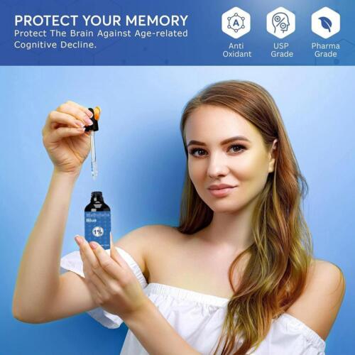 60ml 100% Reine Methylen blaue Tropfen. Pharmazeutischer Grad 1200mg NEU - Imagen 7 de 12