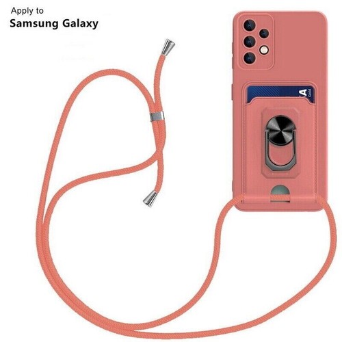 Lanyard Case For Samsung Galaxy S23 Ultra S22 Plus S21 Shockproof Silicone Cover - Picture 11 of 16