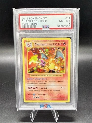 Charizard - 11/108 XY Holo PSA 8
