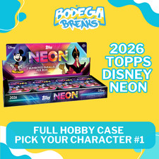 Gazelle - 2026 Topps Disney Neon - 12 Box Hobby Case Break #1