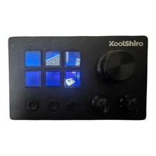 Stream Deck 6 Keys Customizable Keypad With Media Knob For Streaming USB Black