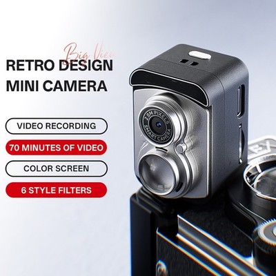 Kompakte Retro Digitalkamera HD 1280 x 720 für Reise und Lernaktivitäten