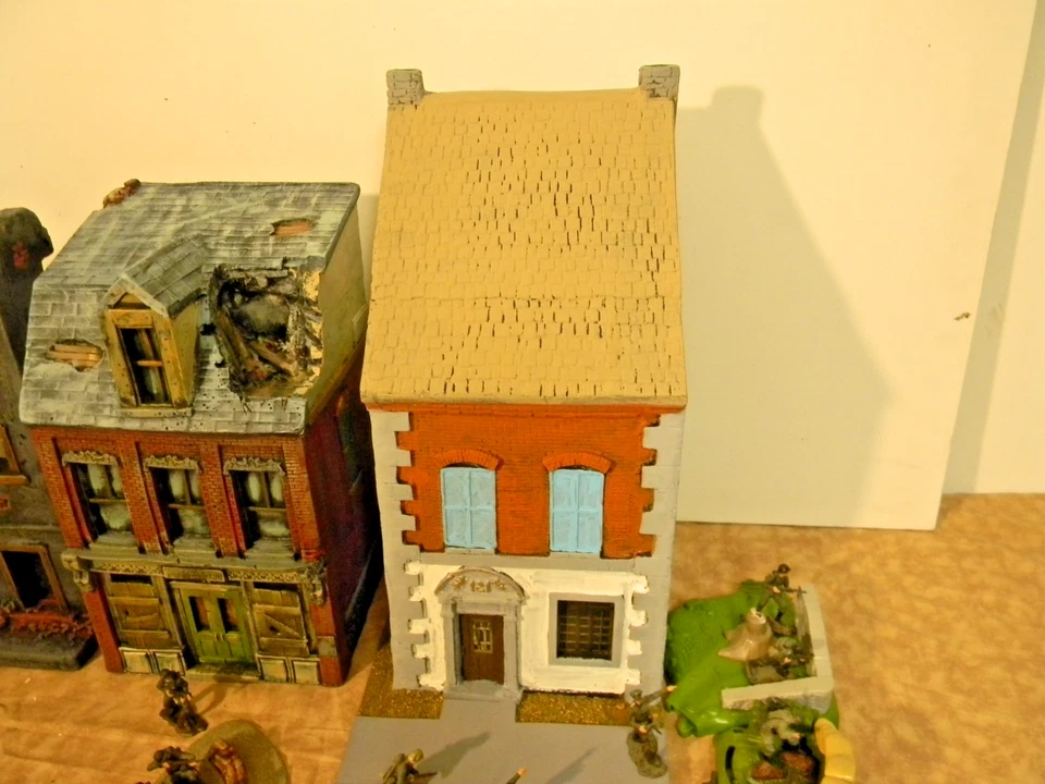 3 casas dañadas de villana francesa o alemana pintadas + 9 alemanes (nov. Anuncio) Foto 4 de 4