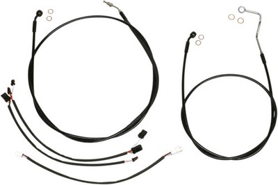 Mg XR Clutch Brake Cable Kit Upper Black w Blk 12-14in. ABS Ultra Limited Low 16
