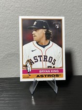 Topps Heritage 2024 Bryan King #208 Houston Astros Rookie Baseball Card. rookie card picture