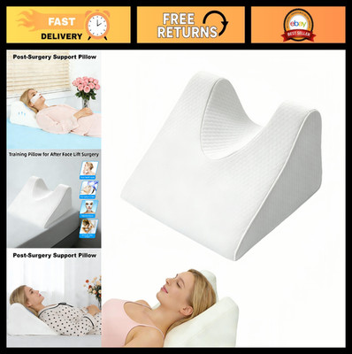 Facial Surgery Recovery Pillow - Memory Foam Support for Face Lift, Neck & Nose