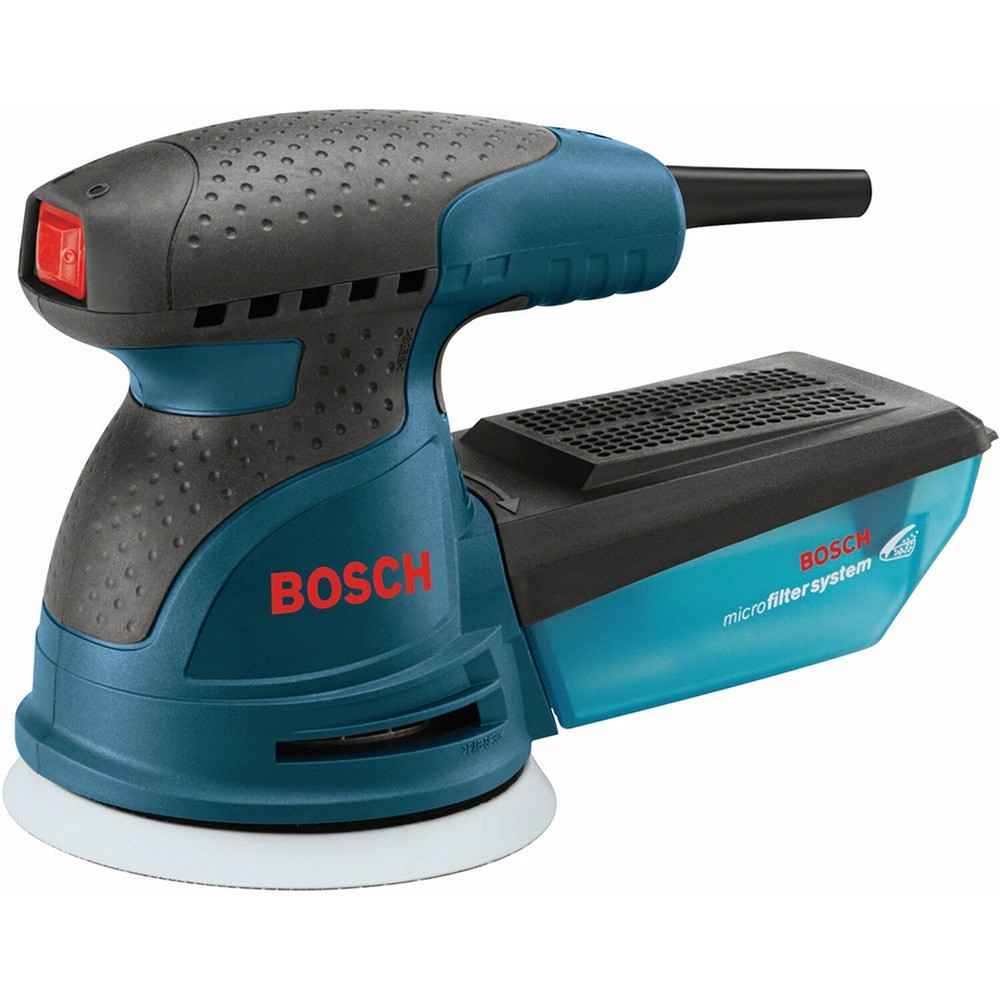 Bosch ROS20VSC-RT 2.5 Amp 5" Palm Random Orbit Sander Kit Certified Refurbished