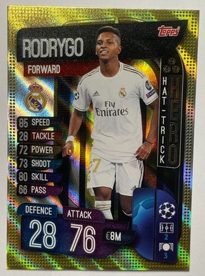 Topps Match Attax Extra 2019-20 Rodrygo Hat Trick Hero