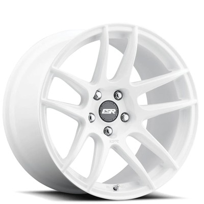 19x9.5'' ESR Wheels CS8 Gloss White JDM Style Rims