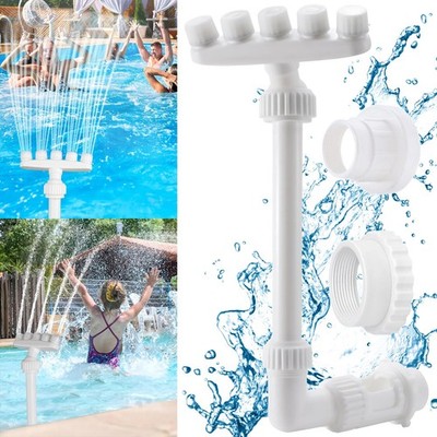 5 Düsen Springbrunnen Wasserfall Wasserfall Springbrunnen DIY Für Aufstellpools
