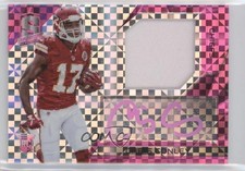 2015 Panini Spectra Rookie Neon Pink Prizm /5 Chris Conley #182 Patch Auto un2