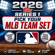 2026 Topps Series 1 Baseball Team Set Pick Your Team MLB Base RC Stars