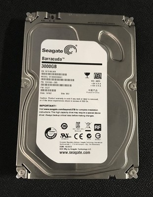 Seagate Barracuda 3,5 Zoll 3TB Interne Festplatte (ST3000DM001) SATA III SATA600