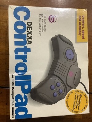 Vtg 1994 Wired Dexxa Control Pad In Box For IBM Compatible Games - NEW Old Stock