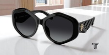 TORY BURCH TY7217U 1709T3 Black Grey Gradient Polarized 55 mm Women's Sunglasses